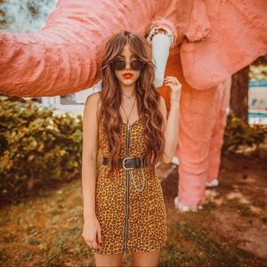 Leopard print dress